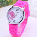 2016 Itens promocionais populares Lote de cores Cute Silicon Rubber Watch Mulheres